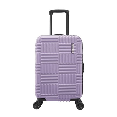 American Tourister NXT Hardside Large Checked Spinner Suitcase
