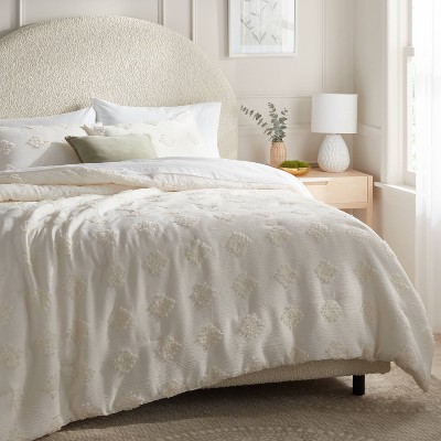 Tufted Diamond Crinkle Comforter and Sham Set - Threshold™