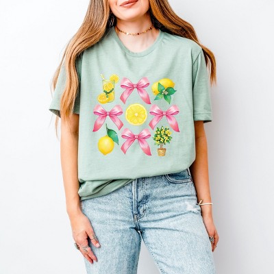 Simply Sage Market Coquette Lemonade Chart Short Sleeve Tee