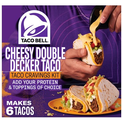 Taco Bell Cheesy Double Decker Taco Kit - 14oz