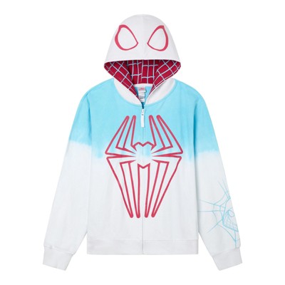 Marvel Spider-Man Fleece Matching Family Zip Up Cosplay Hoodie