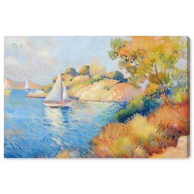 Art Remedy Sail Off in the Morning Impressionism Wall Art Unframed