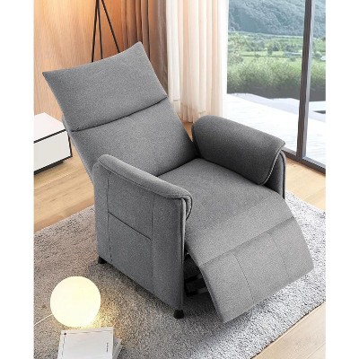 Electric PU Leather Recliner Chair – Remote Control Adjustable Sofa with Thick Cushion & Backrest, Modern Single Seating for Living Room