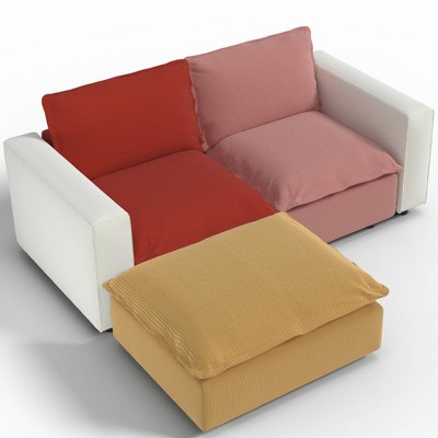 Ainfox L shaped Module Sofa 3 Seats Rainbow Sofa For Living Room,Vila,Apartment