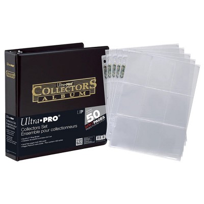 Ultra Pro: Collectors Set - 2" Black & Gold Foil Album & 50ct 9-Pocket