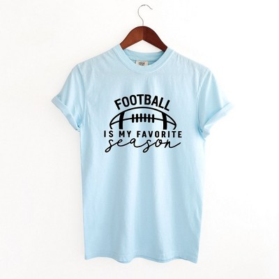 Simply Sage Market Women's Football Is My Favorite Season Ball Short Sleeve Garment Dyed Tee