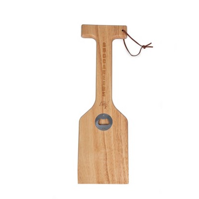 NFL Tampa Bay Buccaneers Hardwood BBQ Grill Scraper with Bottle Opener - Brown