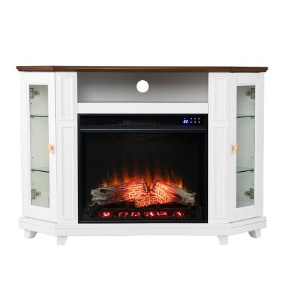 Dilvon Electric Media Fireplace with Storage - SEI