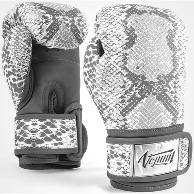 Venum Women's White Snake Hook and Loop Boxing Training Gloves