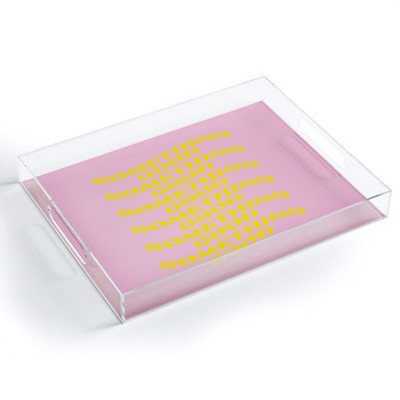 Grace Something Good Acrylic Tray - Deny Designs