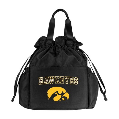 NCAA Iowa Hawkeyes Lunch Cooler: Soft-Sided Polyester, Holds 12 Cans