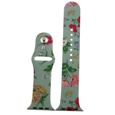 Olivia Pratt Fun Colorful Prints Silicone Apple Watch Bands