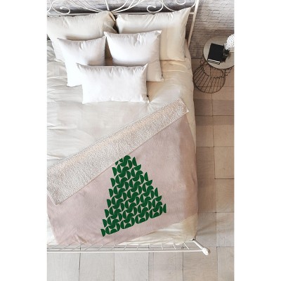 Daily Regina Designs Winter Market 05 Festive Christmas Fleece Throw Blanket -Deny Designs
