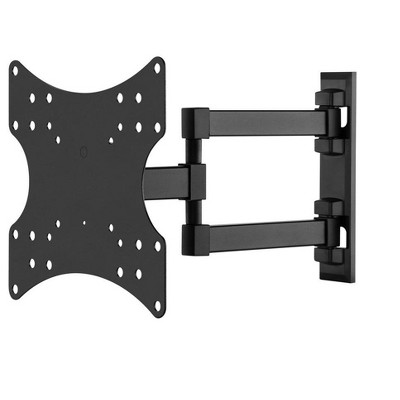 Monoprice Full Motion Single-Stud TV Wall Mount Bracket For 23" To 43" TVs up to 44lbs, Max VESA 200x200, Works