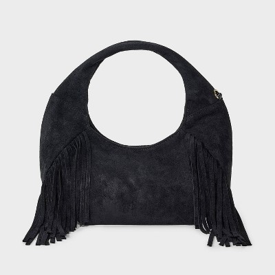 Soft Fringe Crescent Handbag - Universal Thread™