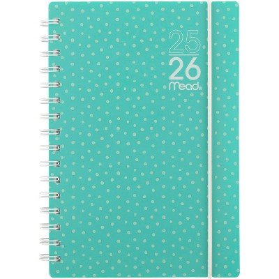 Mead Small Color Pop with Aquatic Awe Polka Dot April 2025 to June 2026