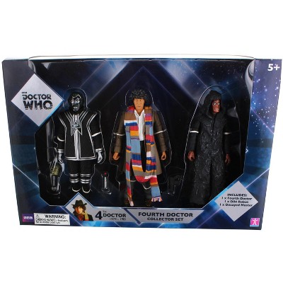 Seven20 Doctor Who 5.5" Action Figure Set: 4th Doctor, D84, Decayed Master