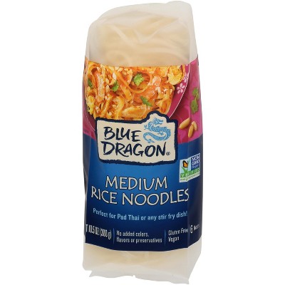 Blue Dragon Rice Noodle Medium - Pack of 4 - 10.58 oz