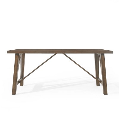 Fairgreens Farmhouse Wood Dining Table Antique Brown - Christopher Knight Home: Rubberwood, 6-Seater