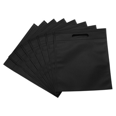 Unique Bargains Non-Woven Shopping Wedding Party Reusable Goodie Treat Tote Bag with Handles 24 Pcs