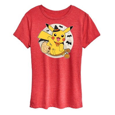 Women's - Pokémon - Pikachu Moon Witch Short Sleeve Graphic T-Shirt