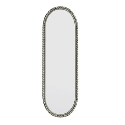 SEVOBAL Bathroom Vanity Mirrors Art Retro Mirror Antique Effect Easy Installation Effortless Setup Stable Base, Silver, 15.75"*0.98"*47.25"