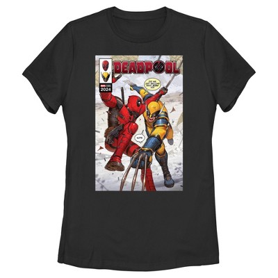 Women's Marvel: Deadpool & Wolverine Did We Just Become Best Bubs Poster T-Shirt