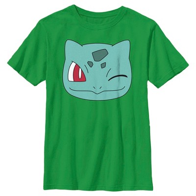 Boy's Pokemon Bulbasaur Wink Face T-Shirt