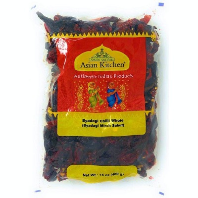 Asian Kitchen Byadagi Chilli Whole - 14oz (400g) - Rani Brand Authentic Indian Products