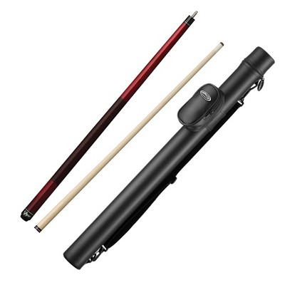 Viper Elite Series Wrapped Cue and Q-Vault Supreme Cue Case - Red/Black