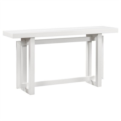 XINGHANZHENXUAN Entryway Table, Rectangle Design Console Table with Thick Pine Legs for Hallway, Living Room, Kitchen