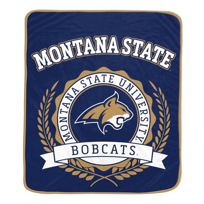 NCAA Montana State Bobcats Crest Ultra Soft Blanket