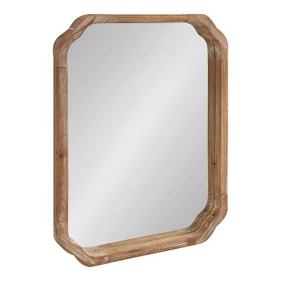 Marston Wood Framed Decorative Wall Mirror - Kate & Laurel All Things Decor