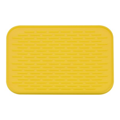 Unique Bargains Kitchen Heat Resistant Non-Slipping Silicone Under Sink Drain Pad Dish Drying Mat