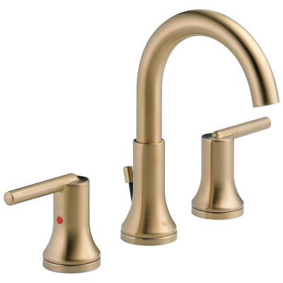 Delta Faucets Trinsic Two Handle Widespread Bathroom Faucet