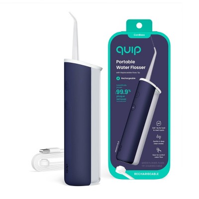 quip Rechargeable Cordless Water Flosser - Plastic | 2 Modes + 360º Tip