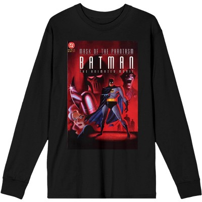 Batman Mask of the Phantasm Cover Art Men's Black Long Sleeve Shirt
