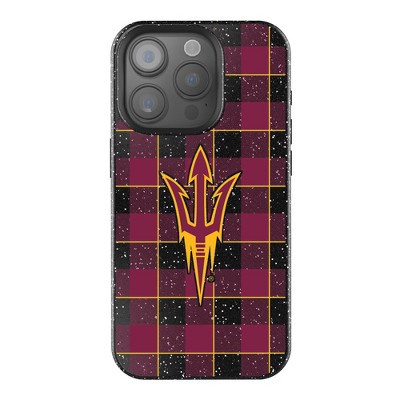 Keyscaper NCAA Big 12 Universities Plaid Bling Cell Phone Case for Apple iPhone
