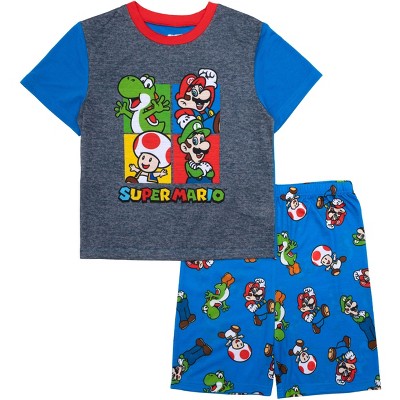 SUPER MARIO Little/Big Boys' 2-Piece Polyester Pajama Set