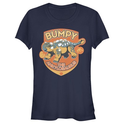 Juniors Womens Jurassic World: Camp Cretaceous Bumpy the Ankylosaurus T-Shirt