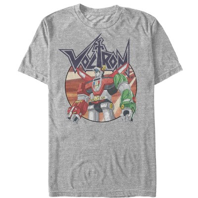 Men's Voltron: Defender of the Universe Robot Circle T-Shirt