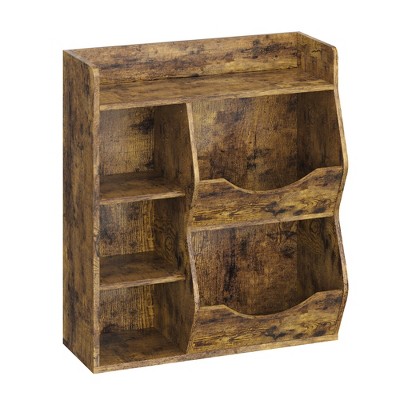 Kids Bookshelf and Toy Storage, 3 Tier Toy Storage Organizer, 5 Cube Storage Cabinet, Toddler Bookshelf