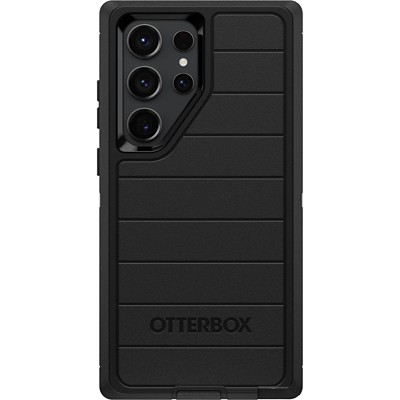 OtterBox Samsung Galaxy S23 Ultra Defender Series Pro Case - Black: Sturdy Plastic Cover