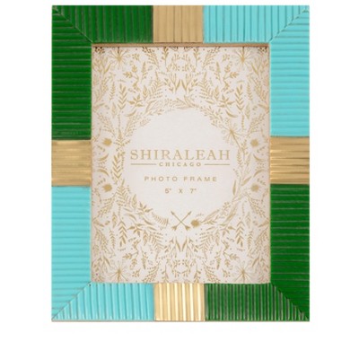 Shiraleah Viva 5" X 7" Color Blocked Picture Frame