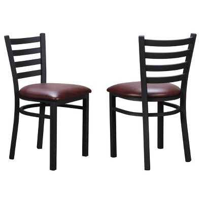 Set of 2 Baxter Metal Side Chairs - Linon