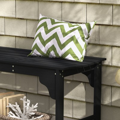 MOEPISY Outdoor Park Bench With Slatted Seat