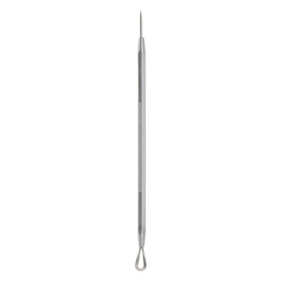 Unique Bargains Durable Acnes Pimple Extractor Silver Tone 1 Pc