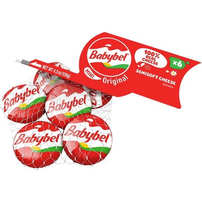 Mini Babybel Original Semisoft Cheeses - 4.2oz/6ct
