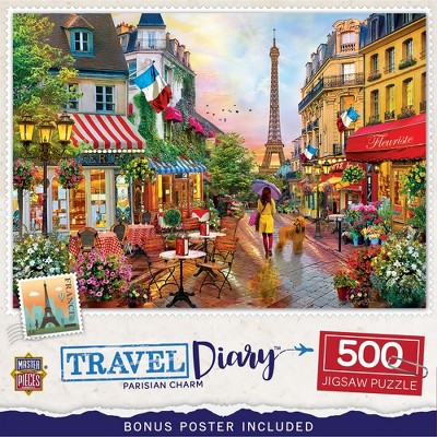MasterPieces 500 Piece Jigsaw Puzzle for Adults - Parisian Charm - 15"x21"