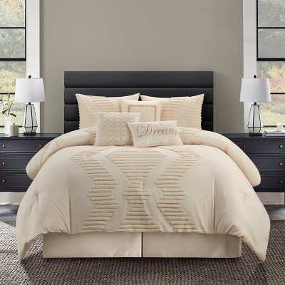 Nanshing 7pc Galatea Comforter Set White